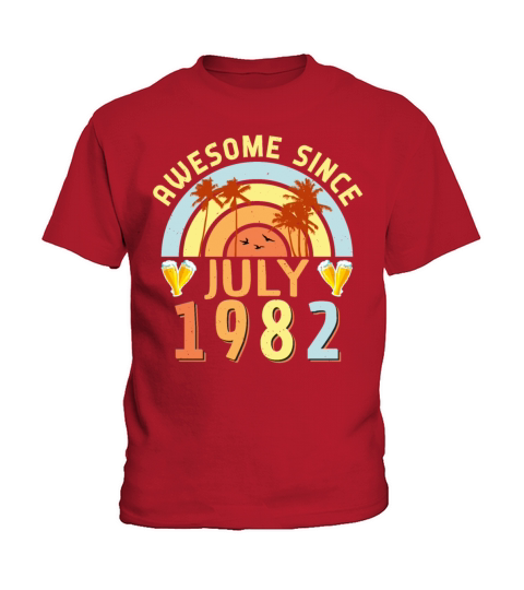 July 1982 40th Birthday Kids T-Shirt