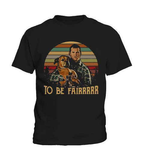 Letterkenny Wayne to be Fairrrrrr Vintage Men Black Kids T-Shirt