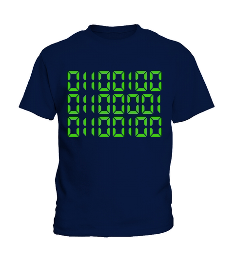 Mens Dad In Binary Code T-Shirt Kids T-Shirt