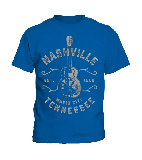 Nashville Music City Usa Vintage Kids T-Shirt
