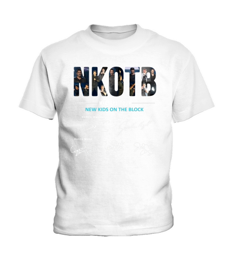 NKOTB Mixtape Tour New Kids On The Block Signature Kids T-Shirt
