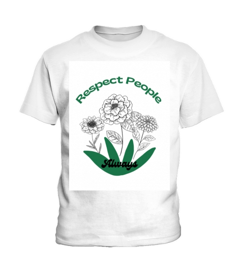 Respect People Always Kids T-Shirt
