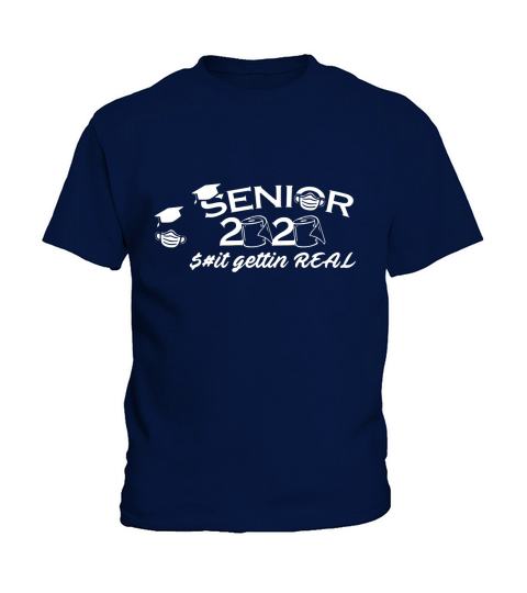 Seniors 2020 Getting Real Funny Toilet Paper Graduation Day Class of 2020 Kids T-Shirt