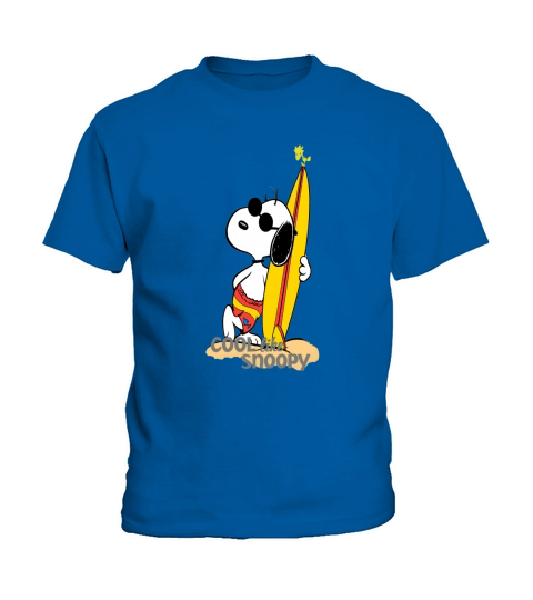 snoopy surfing Kids T-Shirt