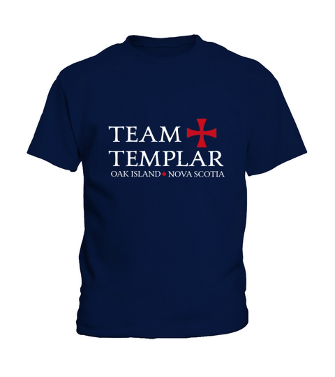 team templar funny oak island treasure t shirt white lc8 Black Kids T-Shirt