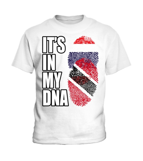 Thai And Trinidad Tobago Vintage Heritage DNA Flag Kids T-Shirt