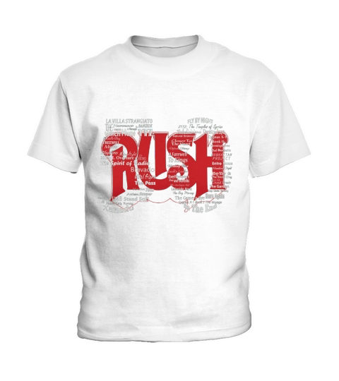 Top 50 songs of Rush band Kids T-Shirt