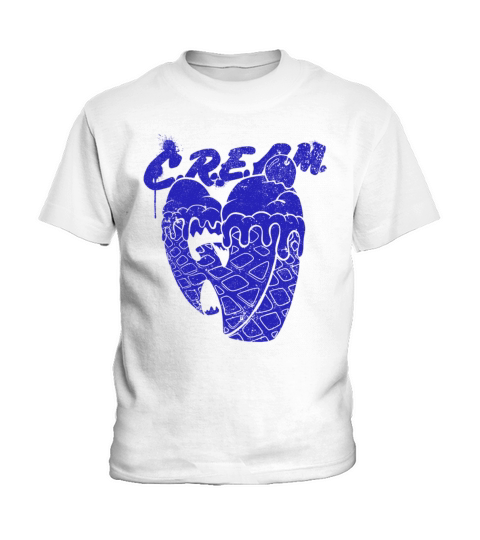 waffle ice cream wutang blue Kids T-Shirt