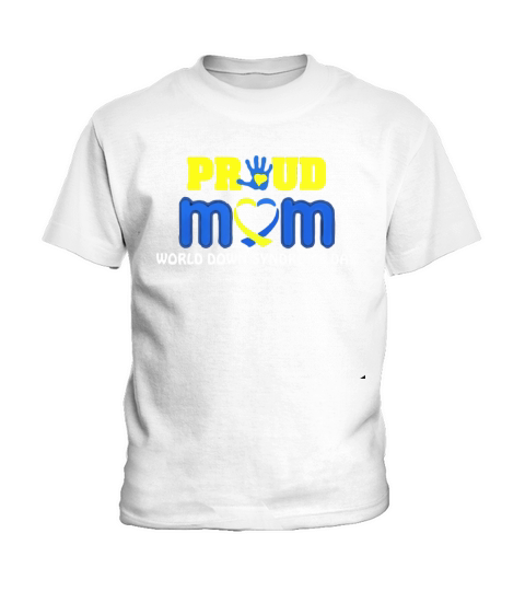 World Down Syndrome Day Pround Mom Kids T-Shirt