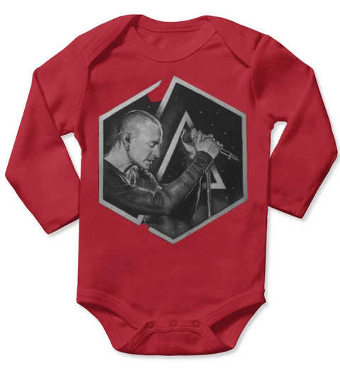 Chester Bennington Tribute Long Sleeve Baby One-Piece