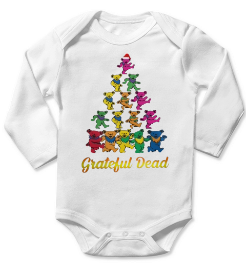 Grateful dead bears shirt Long Sleeve Baby One-Piece