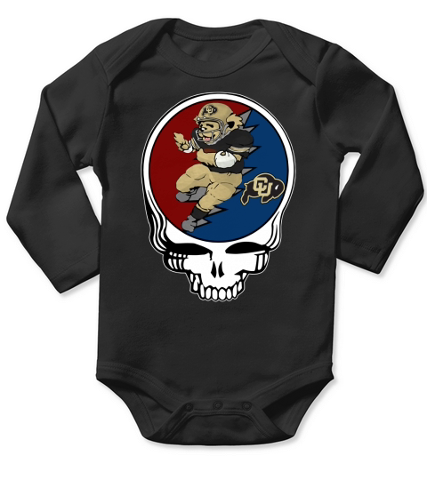 GratefulDead Colorado Buffaloes Long Sleeve Baby One-Piece