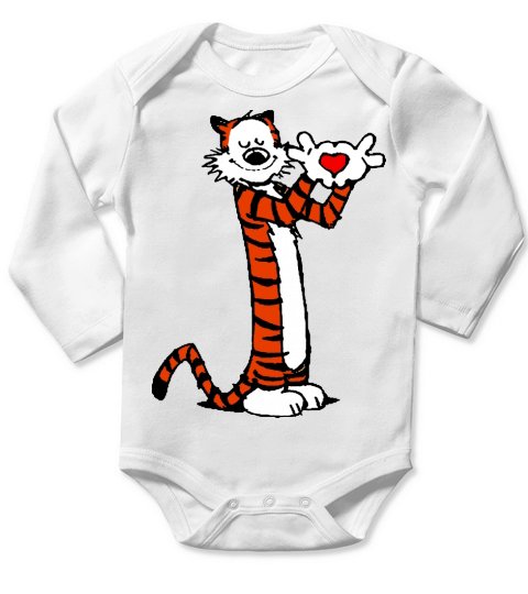 Hobbes Love You Long Sleeve Baby One-Piece