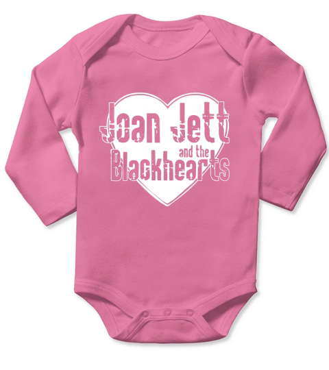 Joan jett  The blackhearts Tshirt Long Sleeve Baby One-Piece