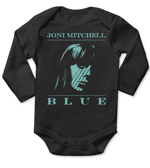 Joni Mitchell  Blue album Tshirt Long Sleeve Baby One-Piece