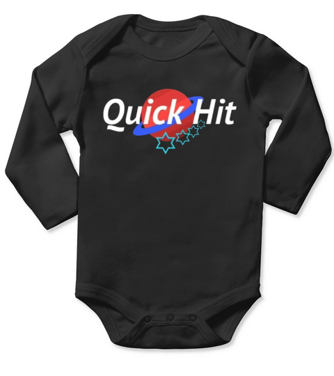 las vegas casino slot machine quick hit tshirt Long Sleeve Baby One-Piece