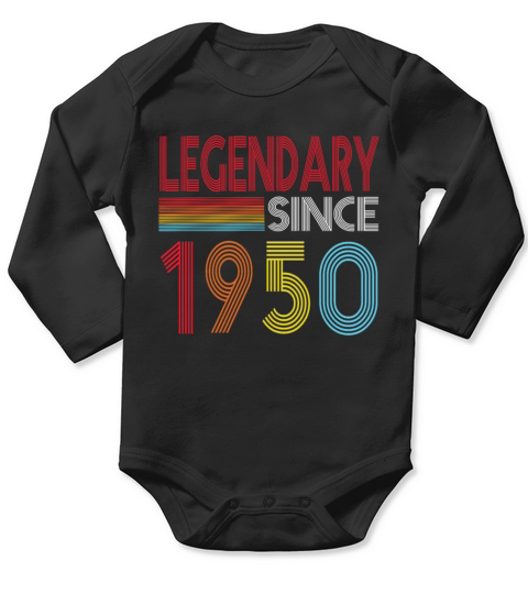 Legendary Since 1950 Long Sleeve Baby One-Piece