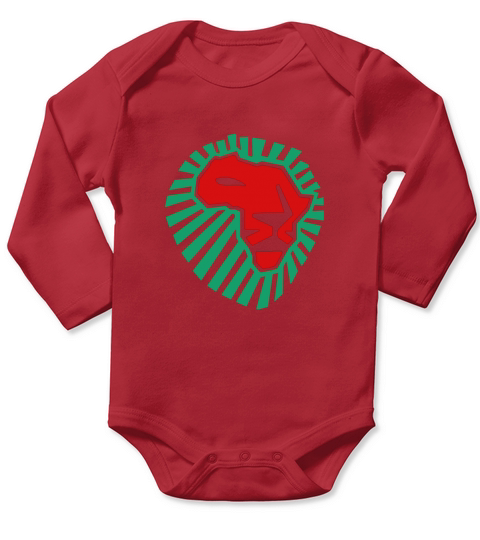 Lion Head This Time For Africa Long Sleeve Baby One-Piece