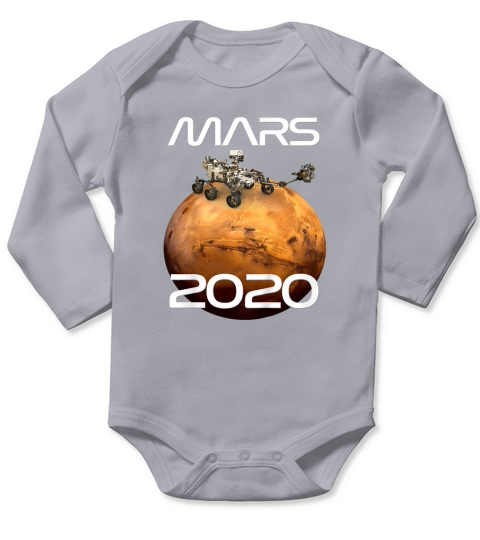 Mars 2020 NASA Rover Mission Kids Youth Long Sleeve Baby One-Piece