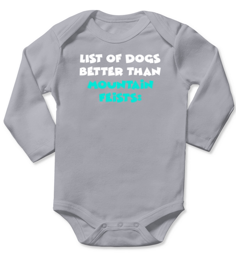 Mountain Feist Long Sleeve Baby One-Piece