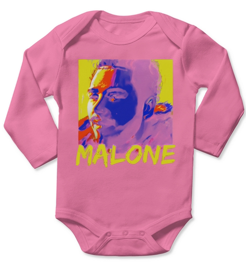 Post Malone painting Long Sleeve Baby One-Piece