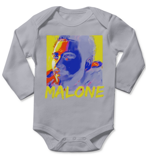 Post Malone painting Long Sleeve Baby One-Piece