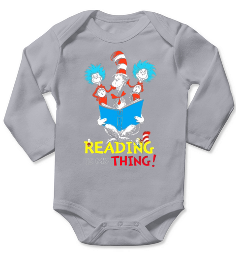 Read Across America-Reading is my Thing shirt Long Sleeve Baby One-Piece