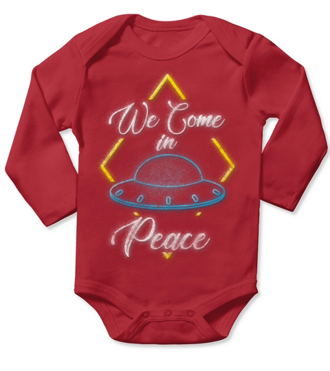 Retro Disco Colorful Old School Long Sleeve Baby One-Piece