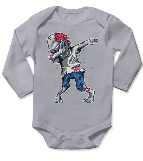 Zombie Dab Halloween T-Shirt Long Sleeve Baby One-Piece