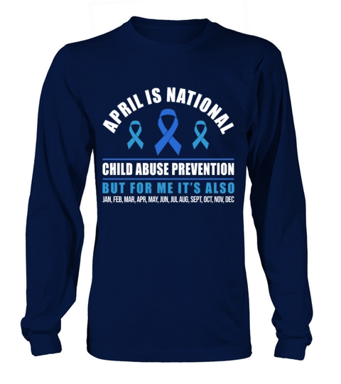 April is National Child Abuse Prevention Month Long sleeved Unisex