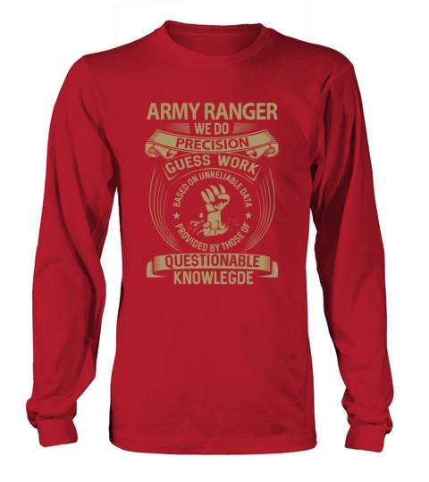 Army Ranger T Shirt - We Do Precision Gift Item Te Long sleeved Unisex