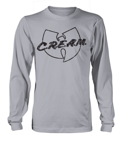 cream wutang black Long sleeved Unisex