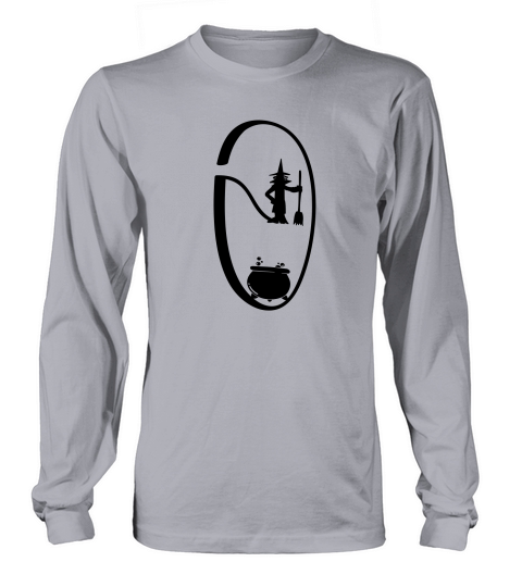 Halloween Alphabets Clipart O Long sleeved Unisex