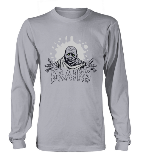 Halloween Zombie Line Art Monster Fan Horror Long sleeved Unisex