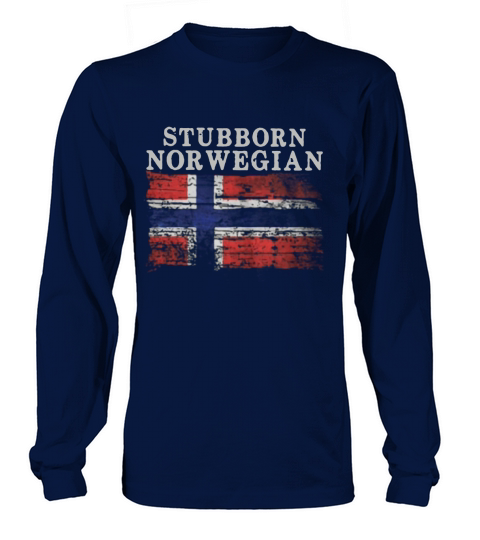 Iceland Flag Stubborn Norwegian Long sleeved Unisex