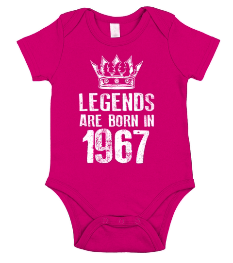1967 legends born in Short Sleeve Baby One-Piece