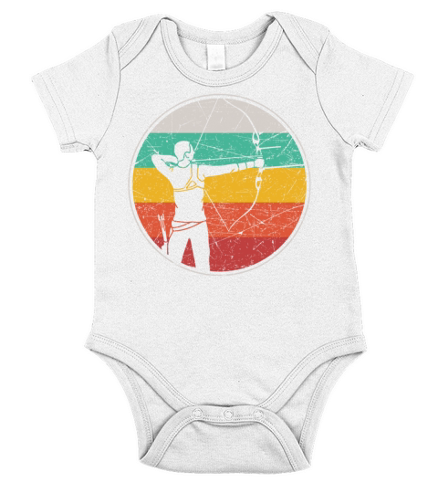 Archery Bow Archer Retro Vintage Short Sleeve Baby One-Piece