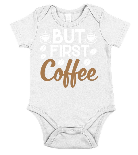 Coffee Gifts T Shirt Short Sleeve Baby One-Piece
