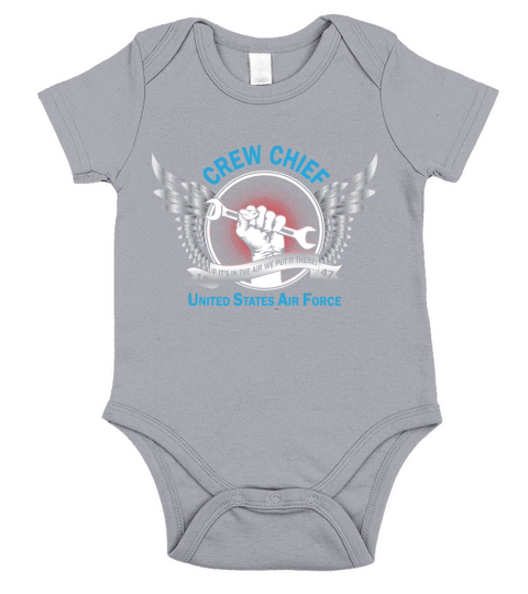 CREW CHIEF UNITED STATES AIR FORCE Short Sleeve Baby One-Piece