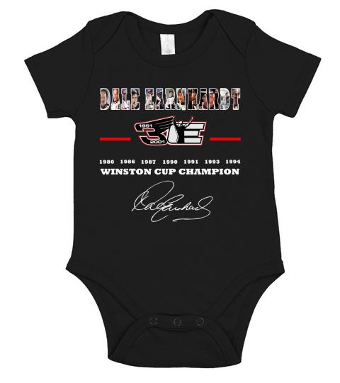 Dale earnhardt winston cup champion sign Short Sleeve Baby One-Piece