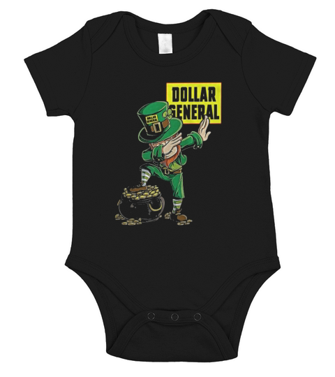 Dollar General leprechaun st patricks day Short Sleeve Baby One-Piece