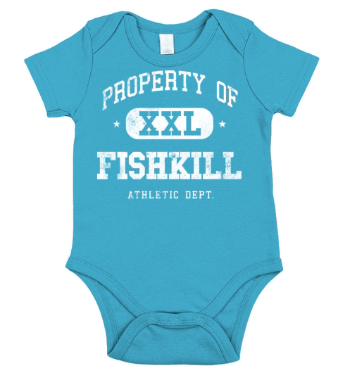 Fishkill XXL Property of Athletic Department Short Sleeve Baby One-Piece