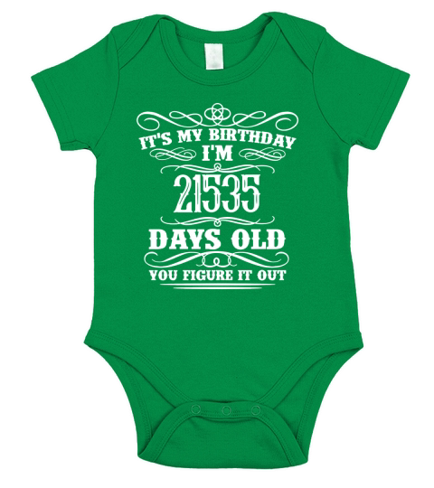 Funny TShirt For 59th Birthday Short Sleeve Baby One-Piece
