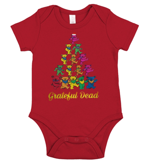 Grateful dead bears shirt Short Sleeve Baby One-Piece