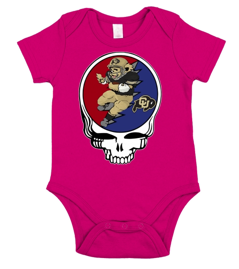 GratefulDead Colorado Buffaloes Short Sleeve Baby One-Piece