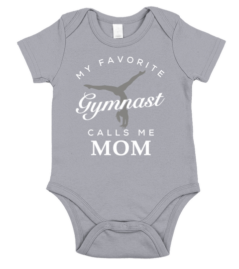 Gymnastics Mom and Daughter Shirt Short Sleeve Baby One-Piece