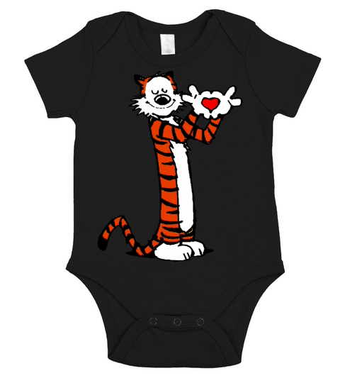 Hobbes Love You Short Sleeve Baby One-Piece