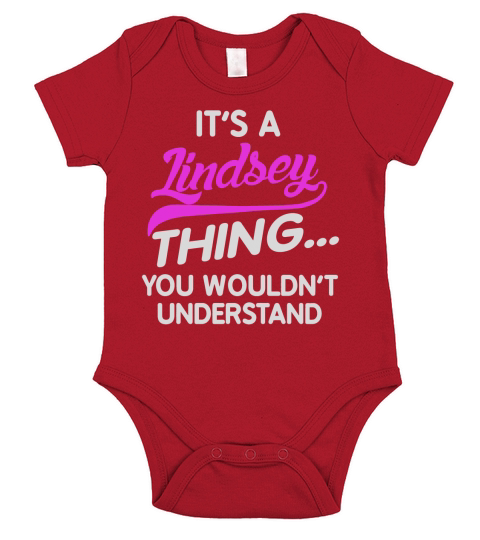 Its A Lindsey Thing Shirt Short Sleeve Baby One-Piece