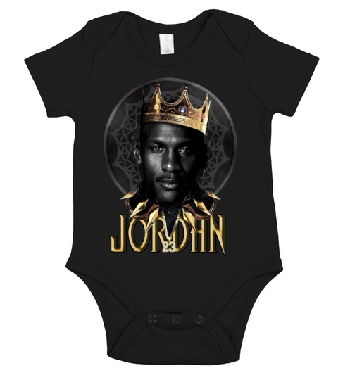LEGENDARY King Michael Jordan Short Sleeve Baby One-Piece