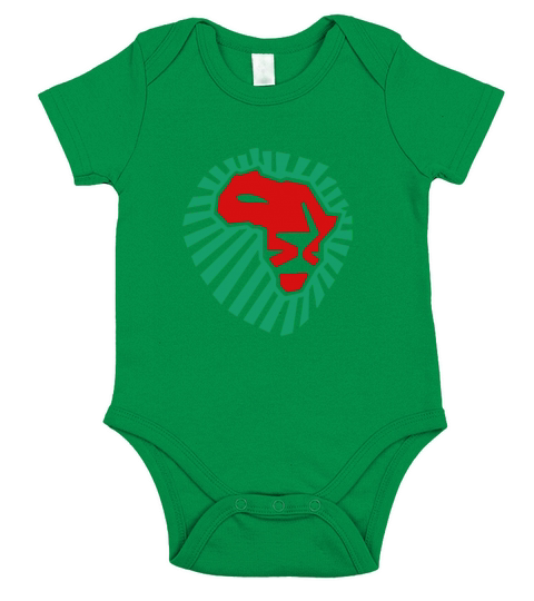 Lion Head This Time For Africa Short Sleeve Baby One-Piece
